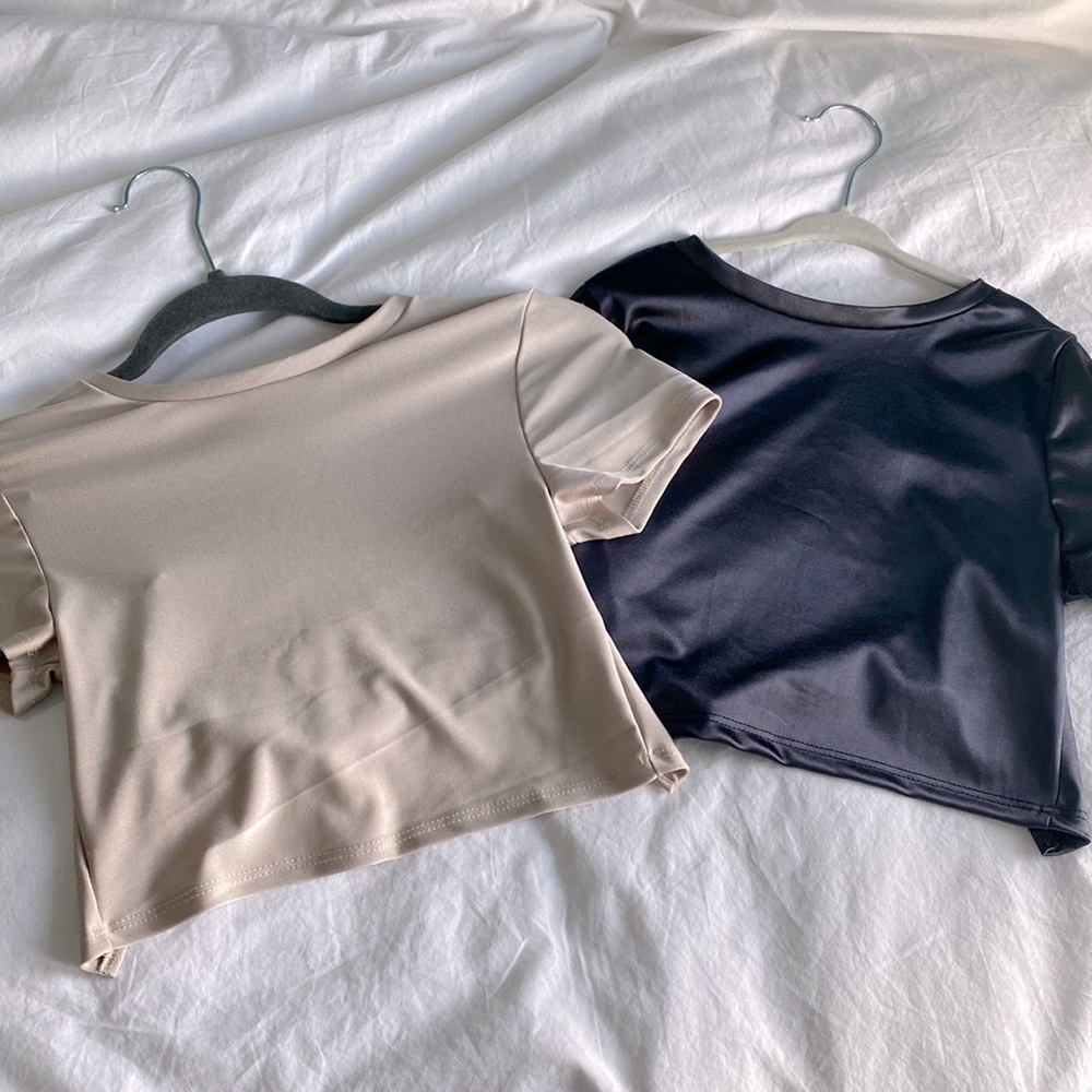 Open back crop tops bundle